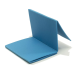Коврик для фитнеса  Toorx Foldable 5-section 175 х 50 х 0,8 см Azzurro (MAT-175) - фото №3
